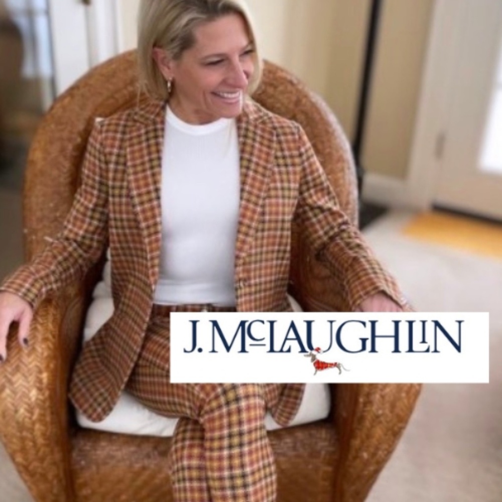 J. McLaughlin Aubrey Plaid blazer, XS,  L1501